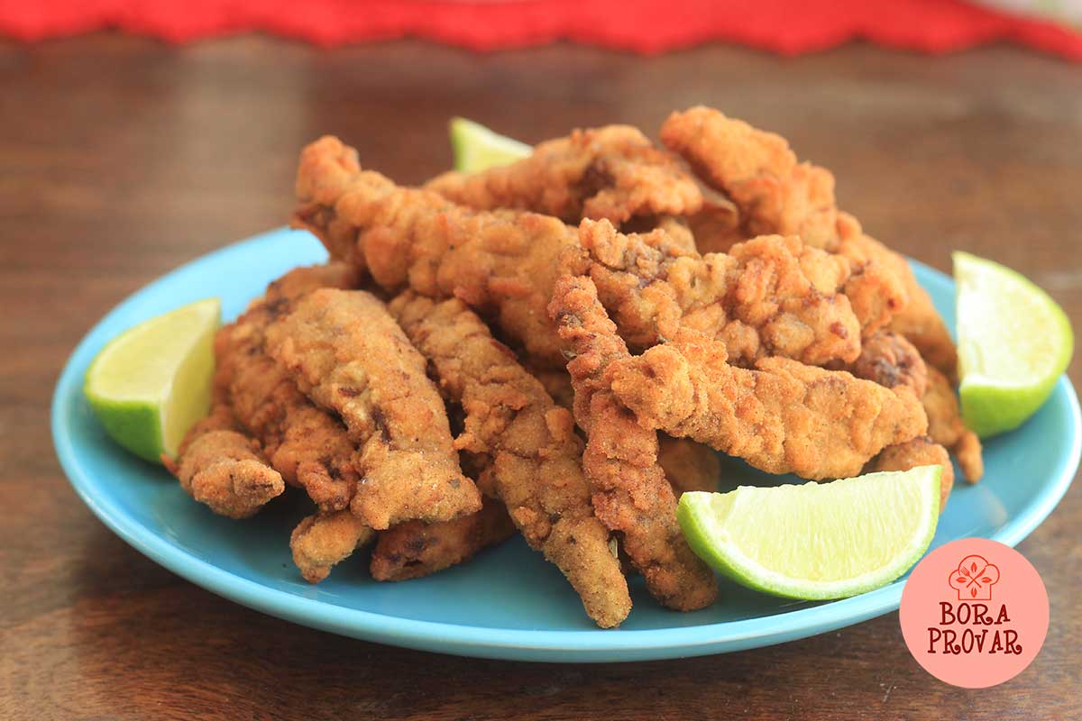 Tiras de Fígado à Milanesa: Deliciosa até para Quem não Gosta