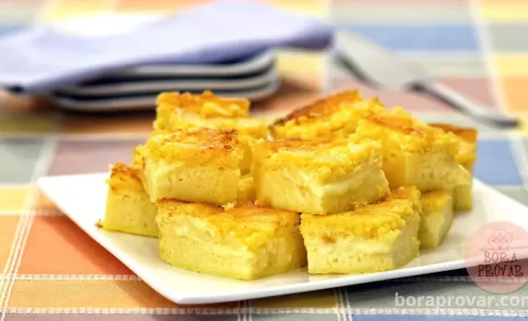 Receita de Bolo caseiro de milho verde com queijo