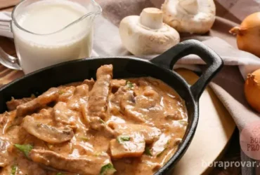 receita de Strogonoff de Frango Simples e Rápido com Creme de Leite