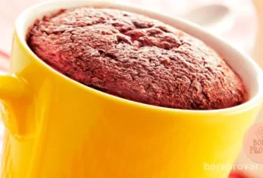 receita de bolo de caneca de baunilha