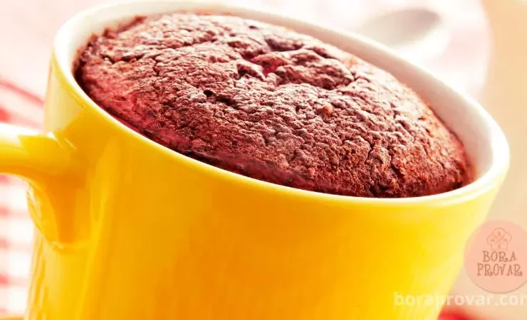 receita de bolo de caneca de baunilha