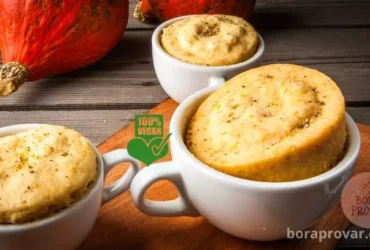receita de bolo de caneca vegano