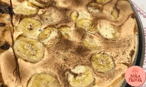 Pizza de Banana com Gemada