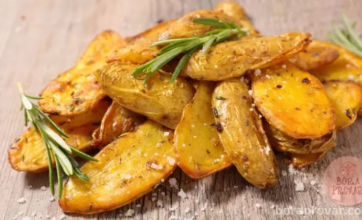 Receita de Batata Rústica Frita