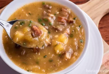 receita de Caldo de Vaca Atolada