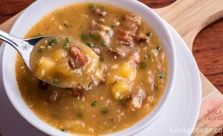 receita de Caldo de Vaca Atolada