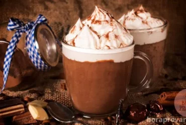 como fazer Chocolate Quente com Chantilly