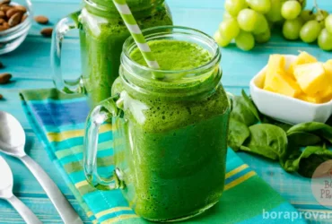 smoothie de vegetais da Beyoncé