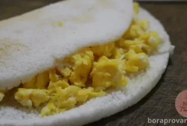 tapioca grande com recheio de cinco claras da Gracyanne Barbosa