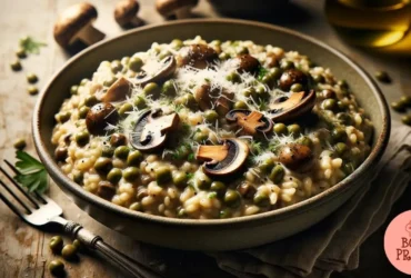 Risoto de Lentilha e Cogumelos