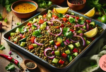 Salada de Lentilha com Molho de Mostarda e Mel