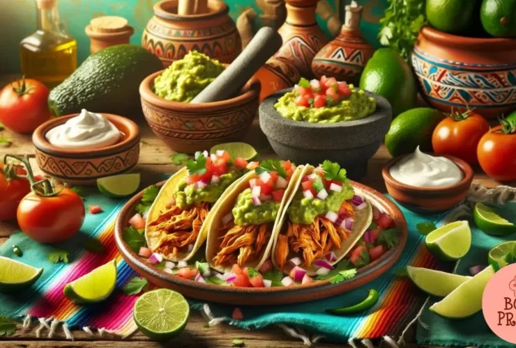 Tacos de Frango ao Estilo Mexicano