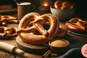 Pretzels Doces - Com Canela e Açúcar