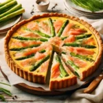 Quiche de Salmão Defumado e Aspargos