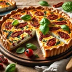 Quiche de Tomate Seco e Manjericão