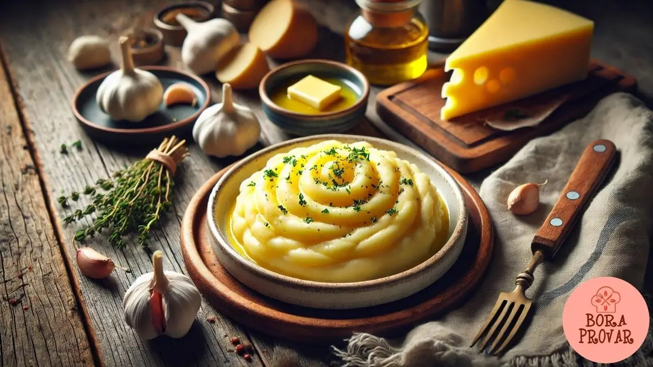 Aligot - Purê de Batatas com Queijo