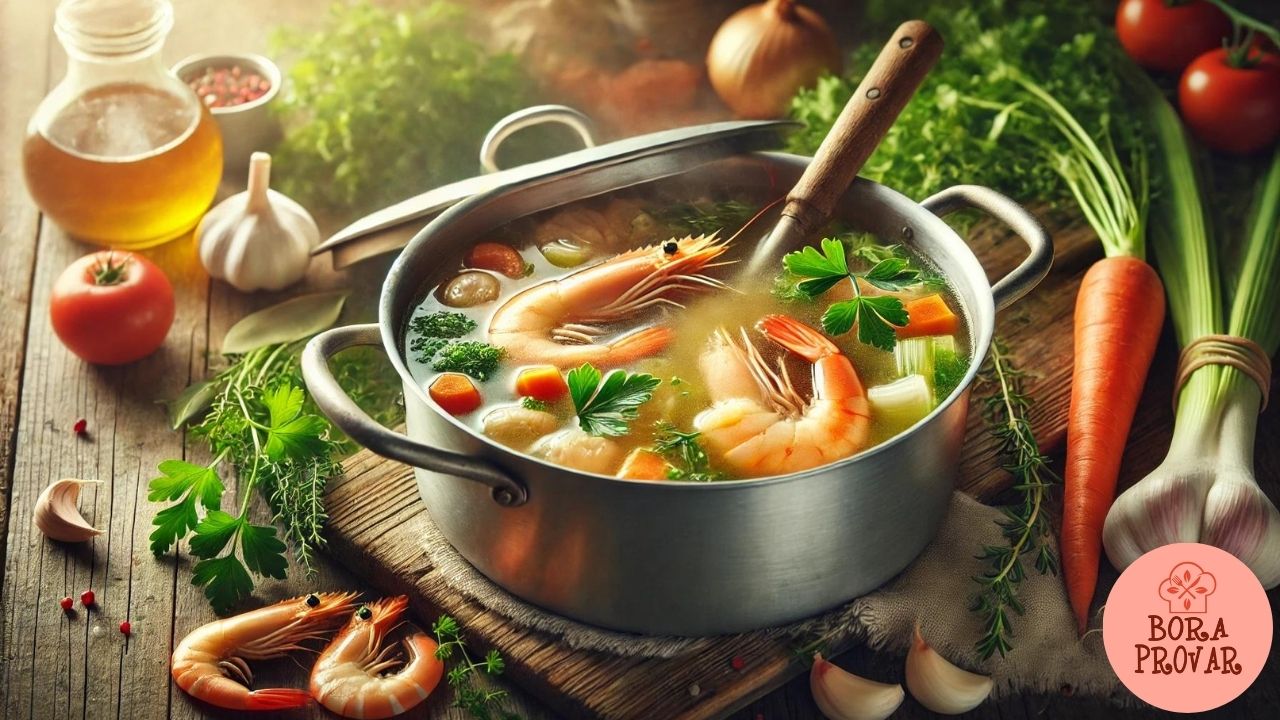 Caldo de Camarão