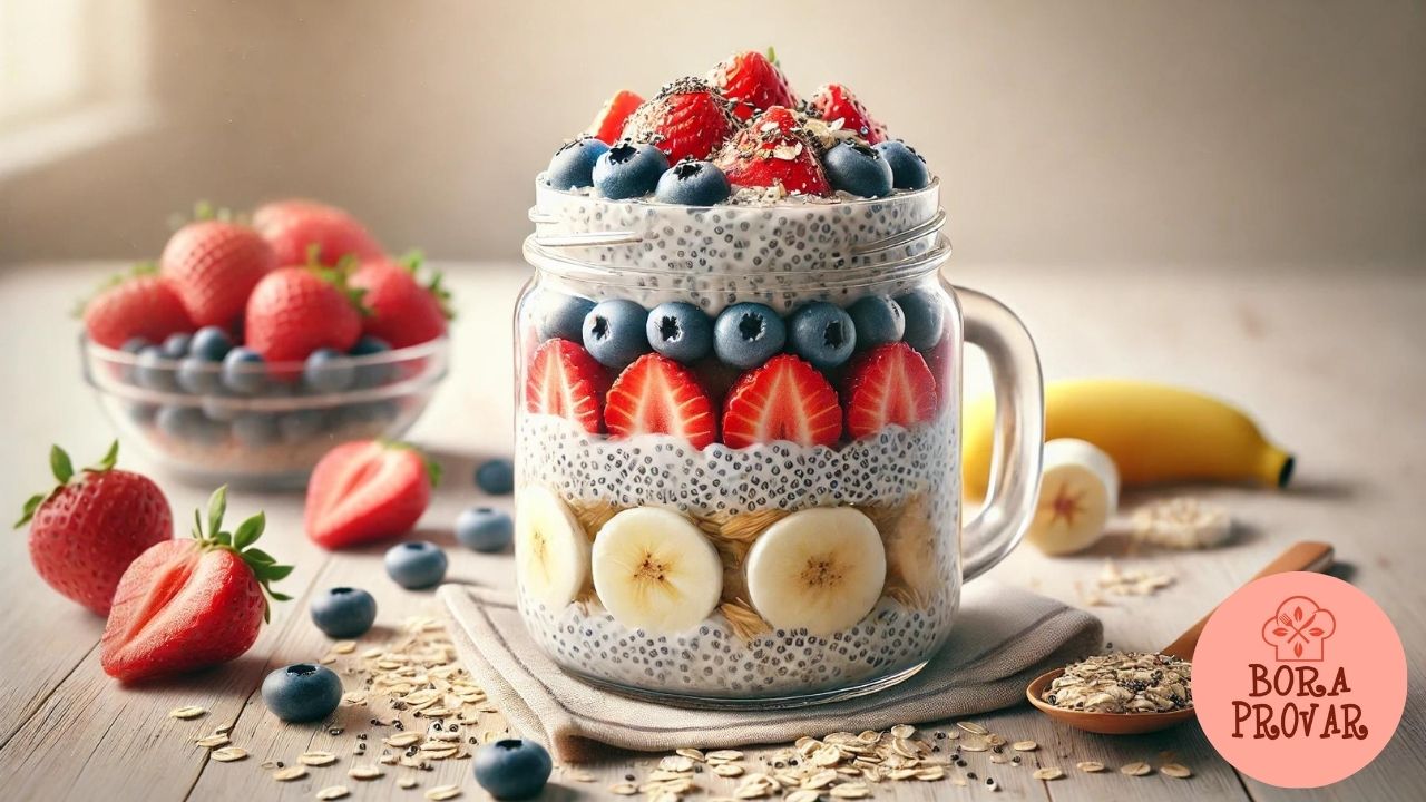 Overnight Oats com Chia