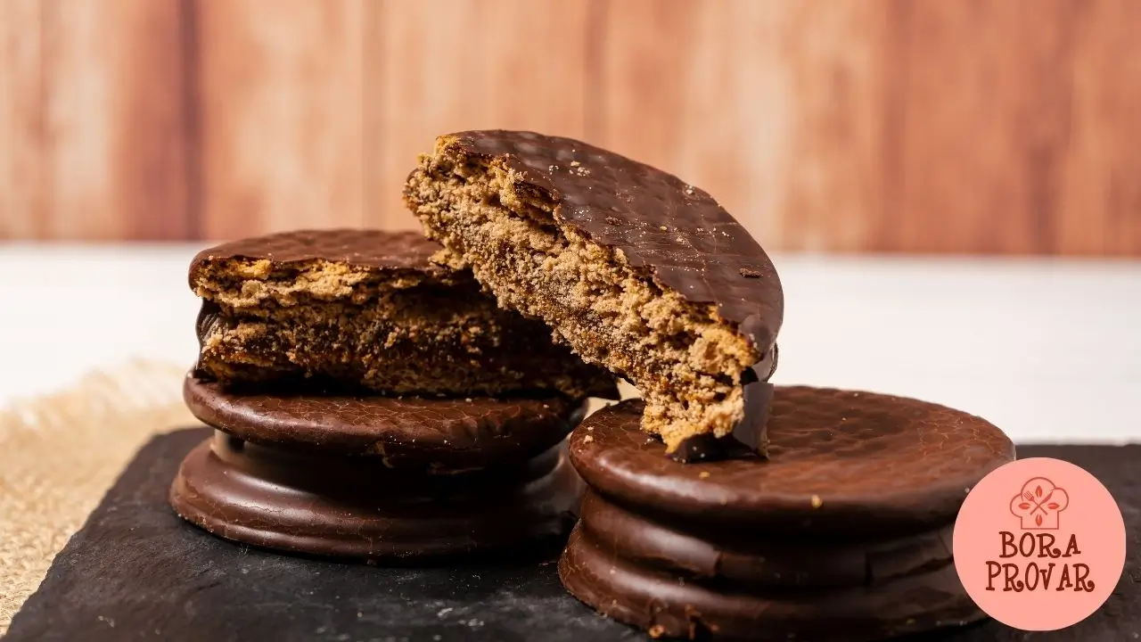 Alfajor com Doce de Leite Uruguaio