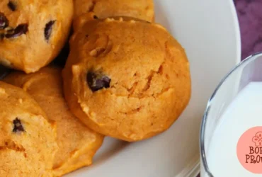 Cookies de Abóbora com Gotas de Chocolate