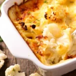 Couve-Flor Gratinada com Queijo