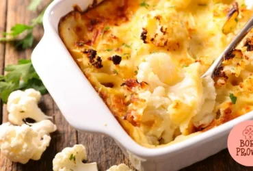 Couve-Flor Gratinada com Queijo