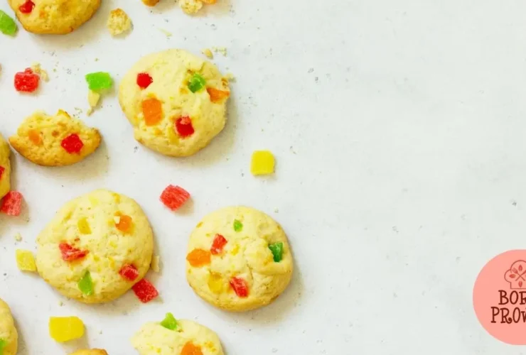 Cookies com Frutas Cristalizadas