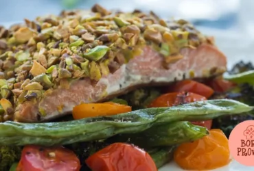 Salmão com Crosta de Pistache