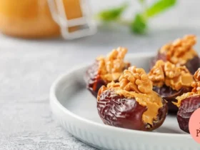 Tâmaras Recheadas com Pasta de Amendoim e Nozes