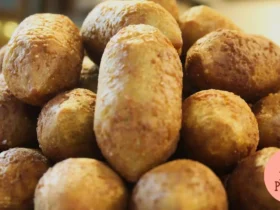 Bolinho de Batata Recheado com Carne Moída