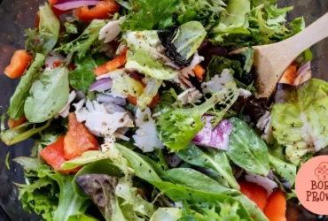 Salada Verde com Vinagrete de Mostarda Dijon