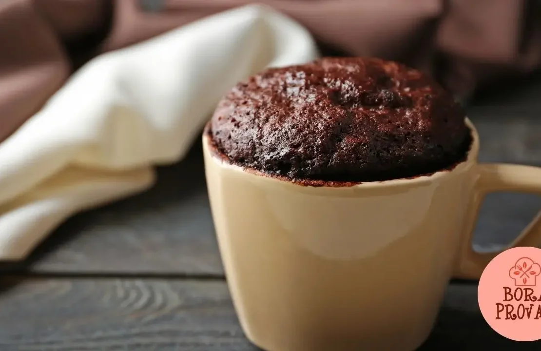 Bolo de Chocolate de Caneca Proteico