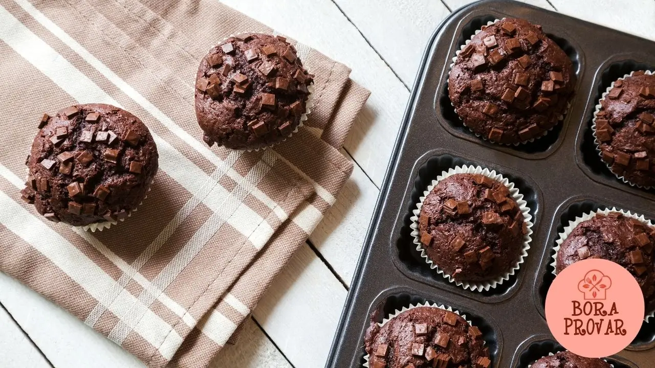 Muffins de Chocolate das Olimpíadas