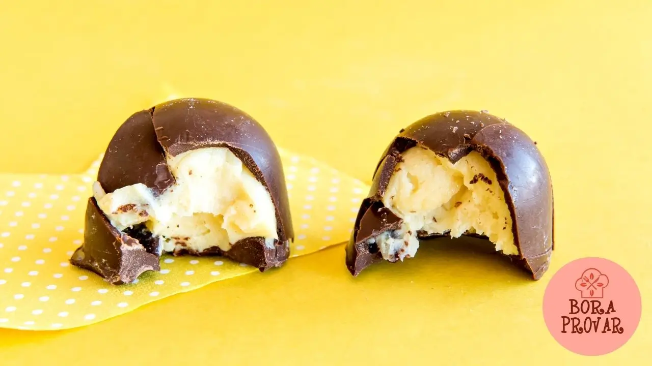 Trufa de Chocolate com Recheio de Maracujá