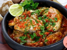 Ensopado de Tainha com Tomate e Coentro
