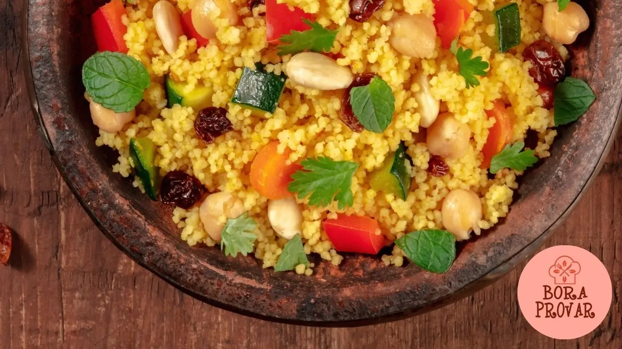 Cuscuz Marroquino de Legumes