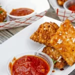 Ravioli de Queijo Empanado e Frito
