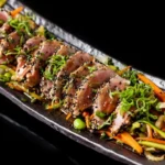 Tataki de Atum com Gergelim