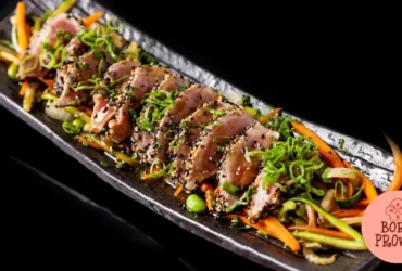 Tataki de Atum com Gergelim
