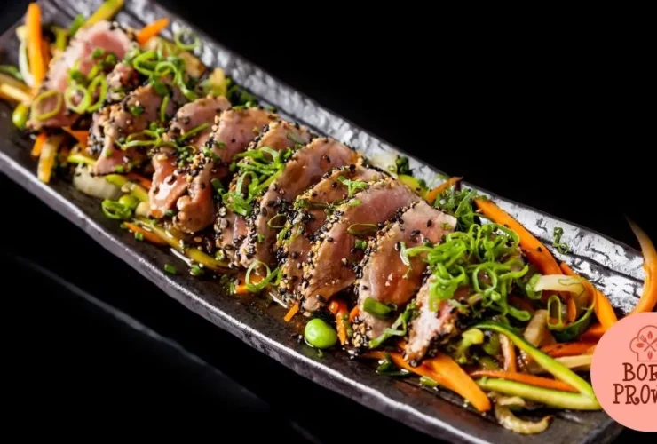 Tataki de Atum com Gergelim