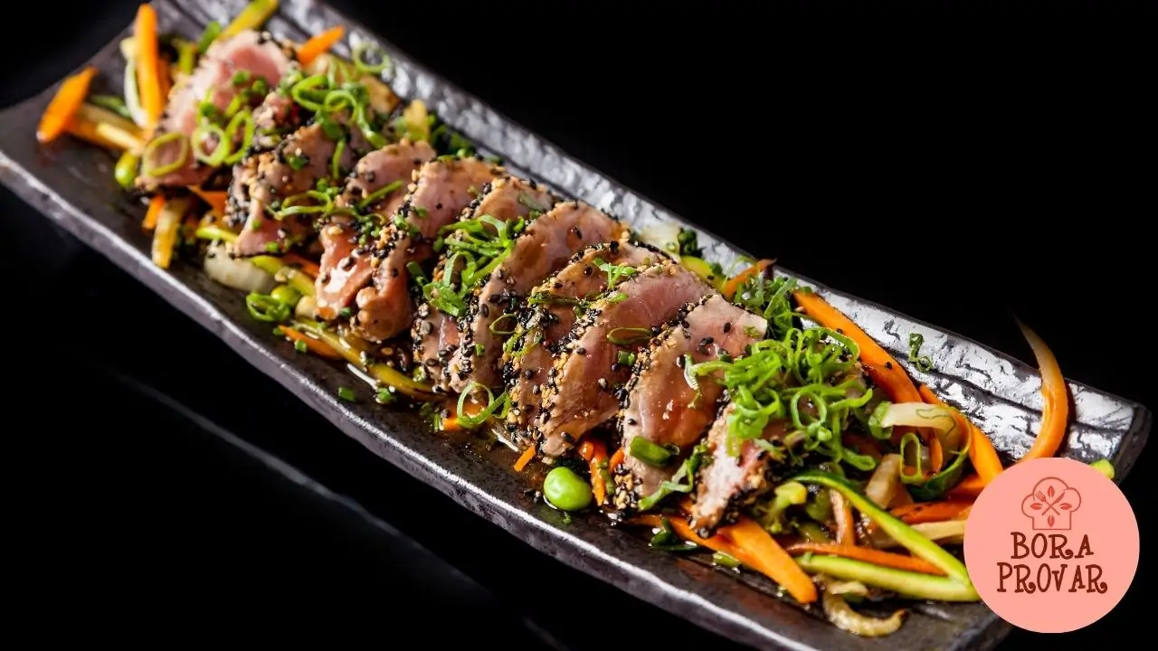 Tataki de Atum com Gergelim