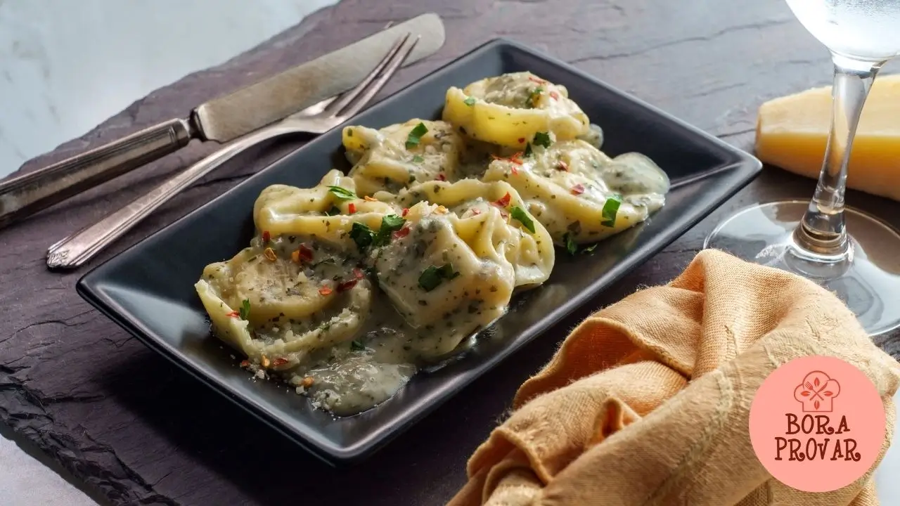 Ravioli de Burrata e Tomate Seco