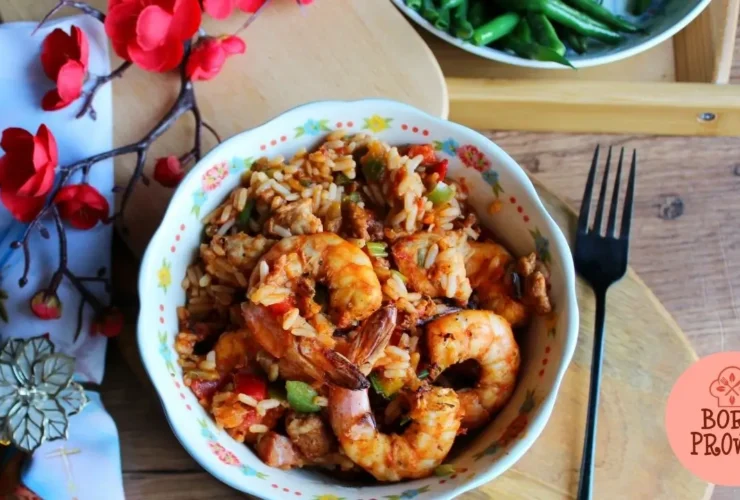 Arroz de Camarão com Coco ao Estilo Caribeño