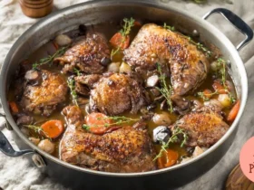 Frango Caipira Assado no Fogão à Lenha
