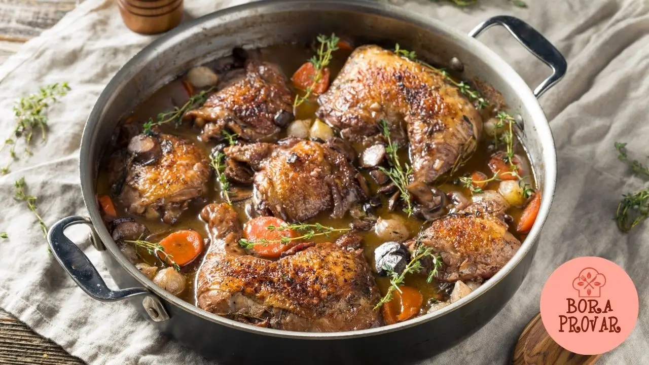 Frango Caipira Assado no Fogão à Lenha