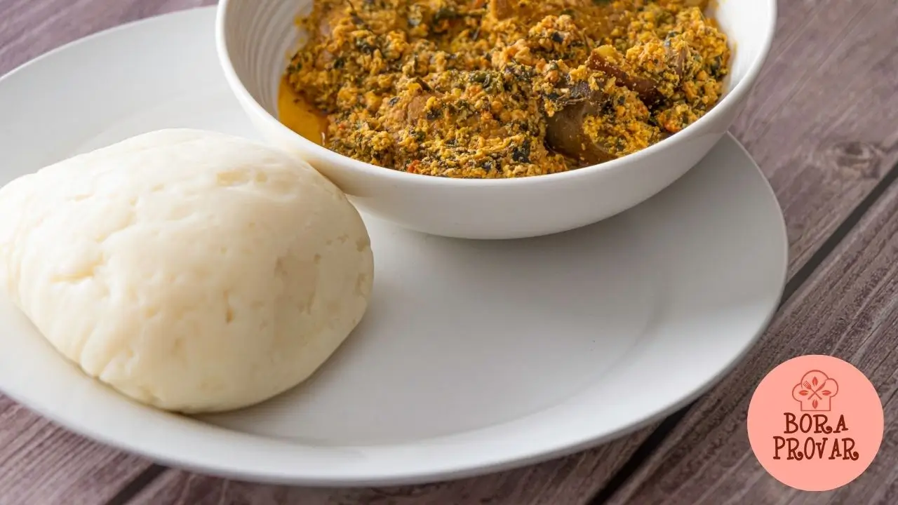 Fufu com Molho de Amendoim