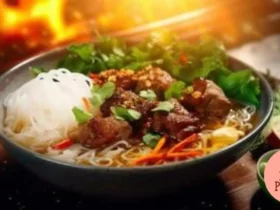 Bún Chả – Carne de Porco Grelhada com Macarrão de Arroz