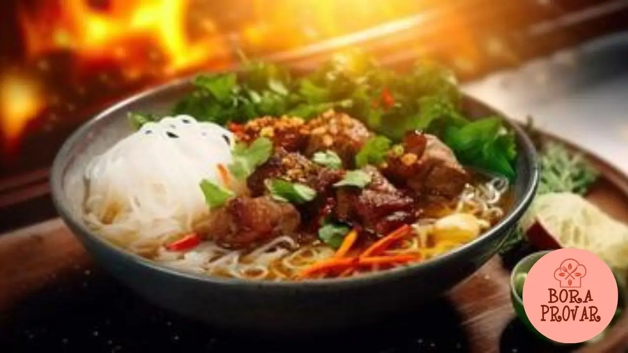 Bún Chả – Carne de Porco Grelhada com Macarrão de Arroz