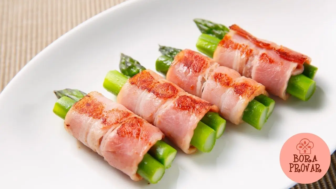 Aspargos Grelhados com Bacon