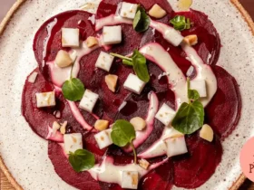 Carpaccio de Beterraba Assada